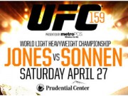 UFC159 poster