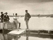 fishing on the river