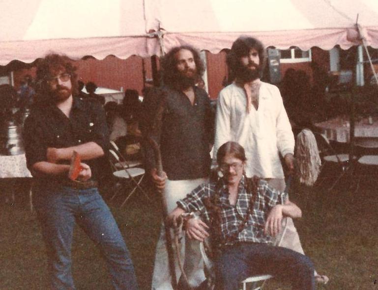 Maxwell's Demon - drummer Peter Blunsden, singer/guitarists Ken Richards and singer Mike Mahoney.