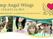 camp angel wings poster