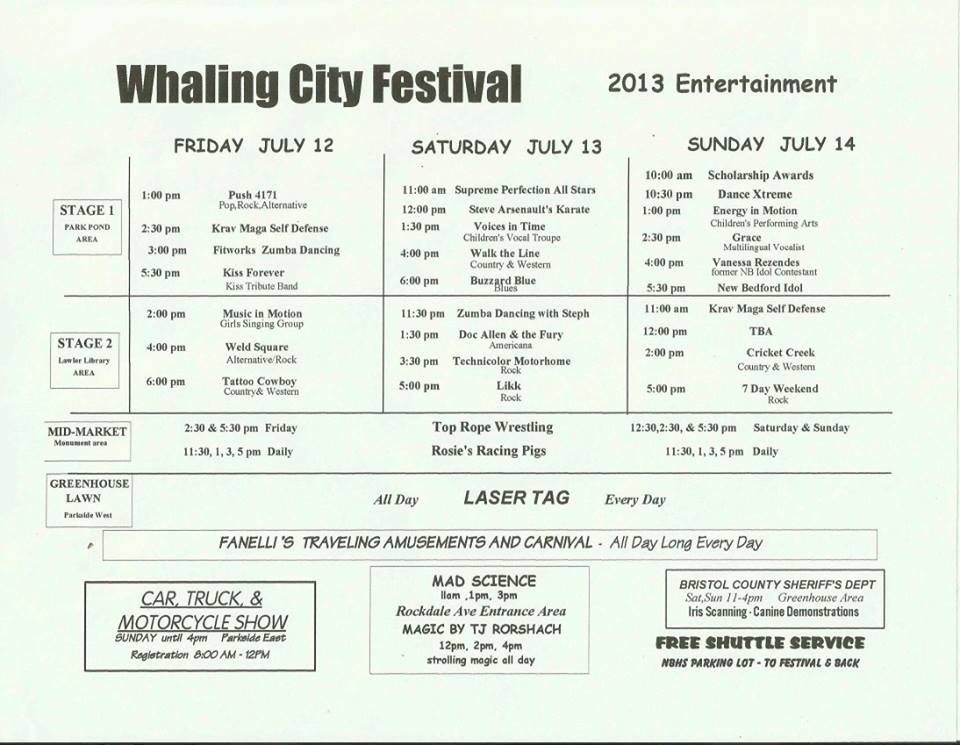 Whaling City Festival Car Show Whaling City Festival Car Show
