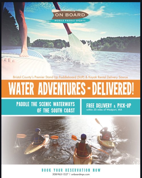 On Board Mobile Paddle Sports Brings The Fun Of Kayaking And Paddleboarding To You Through Free Delivery New Bedford Guide