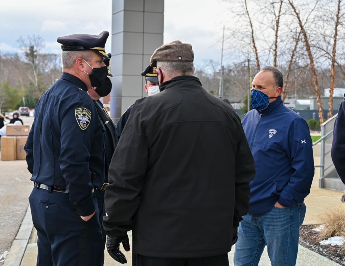 Massachusetts State and Local Police meet at Gillette’s